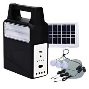 DRUMSTONE (𝟭𝟴 𝗬𝗘𝗔𝗥 𝗪𝗔𝗥𝗥𝗔𝗡𝗧𝗬) Mini Inverter with Tube Light, LED, 3 Bulbs, Solar Plate & Portable Solar Power Backup for Home & Outdoor Use