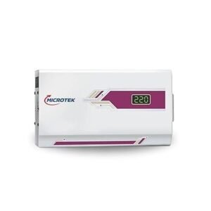 Microtek Pearl EM 4160+ Digital Display Wall Mounted Automatic Voltage Stabilizer Upto 1.5 Ton AC Working Power 160V-285V with 3 Year Warranty