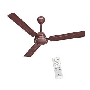 Havells 1200mm Glaze BLDC Motor Ceiling Fan | Remote Controlled, High Air Delivery Fan | 5 Star Rated, Upto 60% Energy Saving, 2 Year Warranty