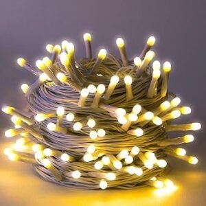 Lexton 40 LED Power Pixel Serial String/Fairy Light | Plug Sourced | Suitable for Home & Outdoor Decoration, Diwali, Christmas, Ramadan, Wedding, Party, Festival (Pack of 1, Warm White) X 23