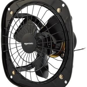High Speed Exhaust Fan I 3 Heavy Duty Blades | Rust Resistant Body | RPM 2600 | 9 inch/225mm Sweep Length (Black)
