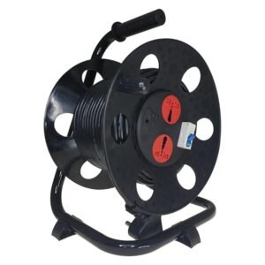 MX extension cable reel drum for ev charger Retractable extension reel 25 meter industerial extension board drum 3 pin 2 universal socket + 6 amp + 32 amp mcb switch